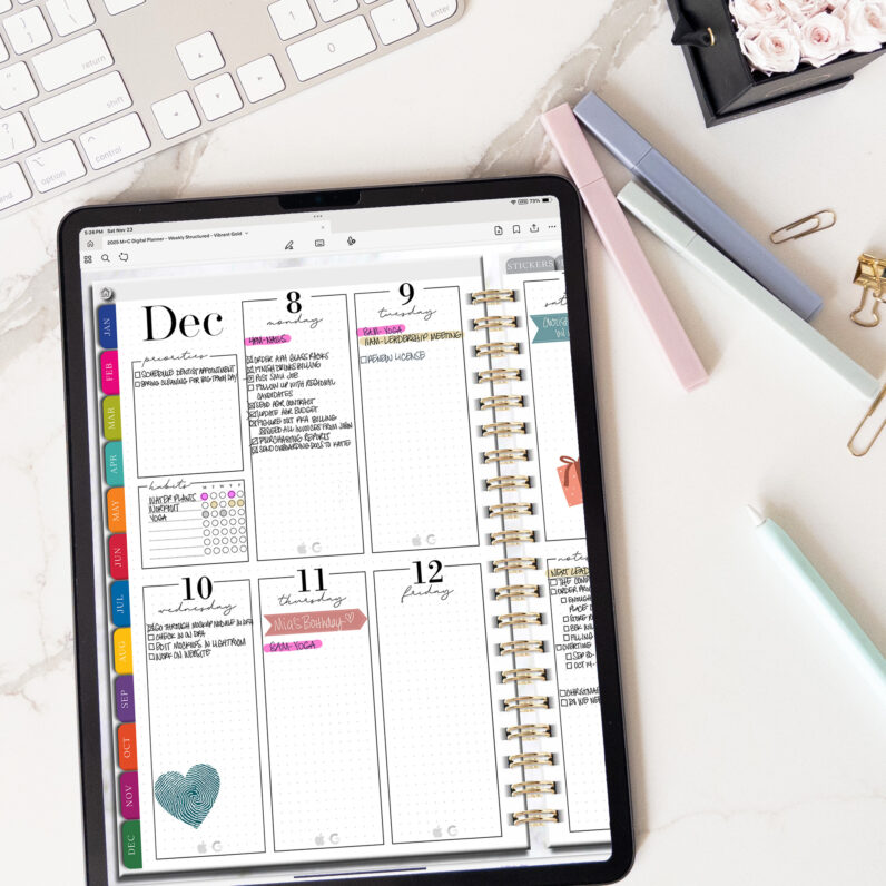 2025 Custom Digital Planner
